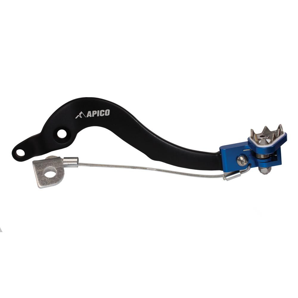 Apico Forged Brake Pedal For TM MX/EN 125/250/300 2008-2021, MX/EN 250/300FI 2015-2021 Black/blue