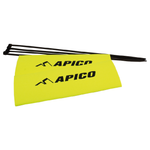 Apico Trials Neoprene Fork Guards Fluorescent Yellow 18.5cm