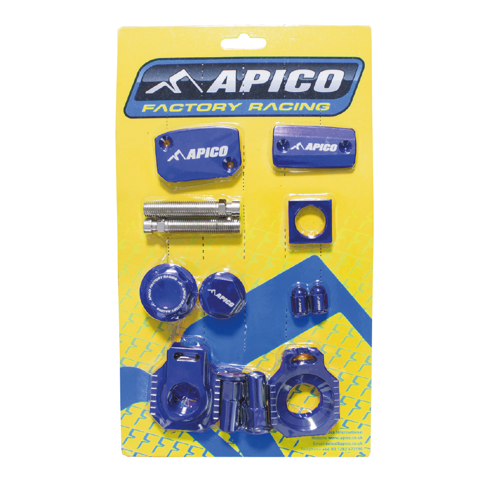 Apico Brembo Factory Bling Pack For KTM EXC125/200 2014-2016, Husqvarna TE/TX 125 2014-2018, TE/FE 250-501 2017-2018 Blue