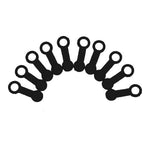 Apico Brake & Clutch Bleed Valve Rubber Caps - Pack Of 10 Black