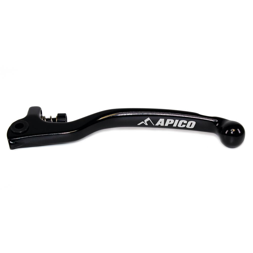 Apico Elite Clutch Lever Forged Trials AJP 2 Hole With Adjuster Black/black Long