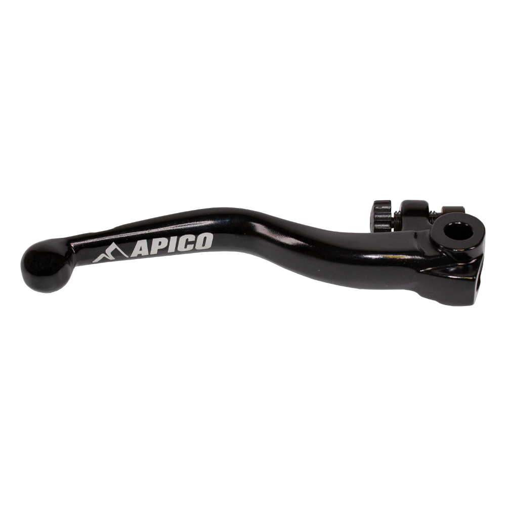 Apico Braktec Elite Brake Lever For Gas Gas EC/EC-F 250/300/350 2021-2025, Husqvarna TE/FE 150/250/300/350/450/501 2022-2025 Black
