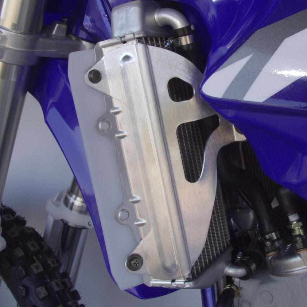 Works Connection Radiator Braces For Yamaha YZ125 2002-2024, YZ125X 2020-2024 Silver