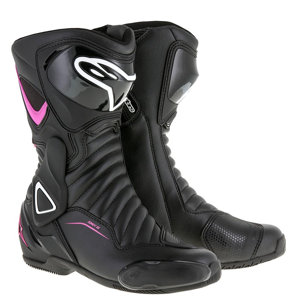 Alpinestars Stella SMX 6 v2 Boots Black Fuchsia & White