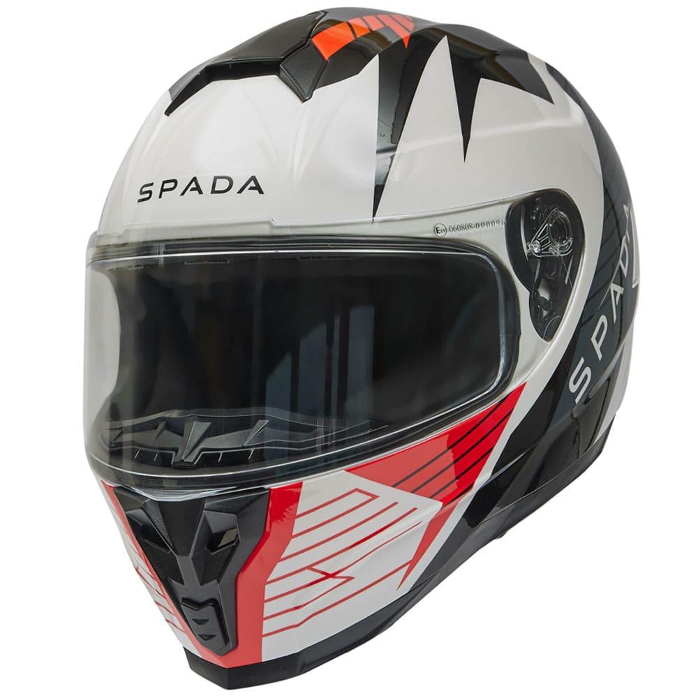 Spada Raiden 2 Thunder Black White Red Helmet