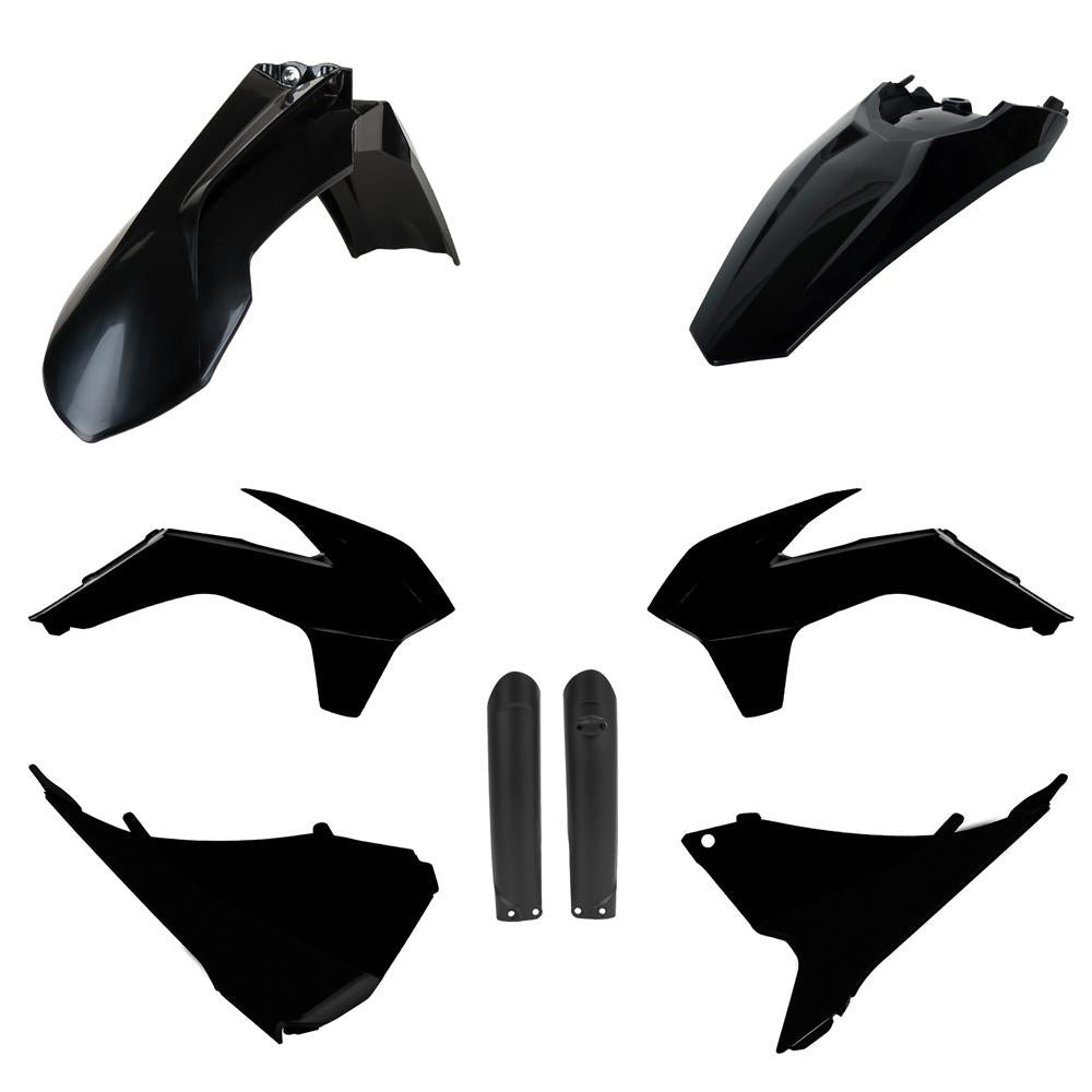 Polisport Enduro Plastics Kit Standard For KTM EXC/EXC-F 2016 Black