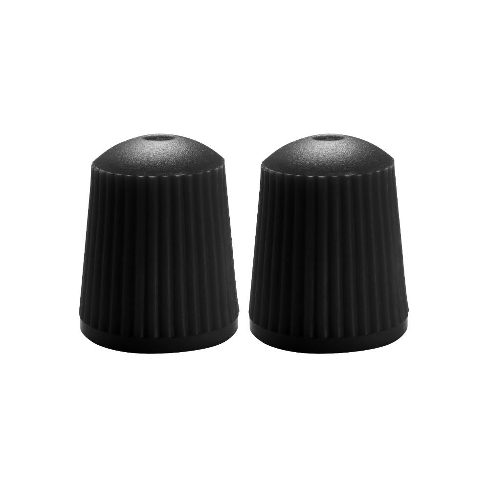 Apico Silicone Valve Caps 10-pack Black