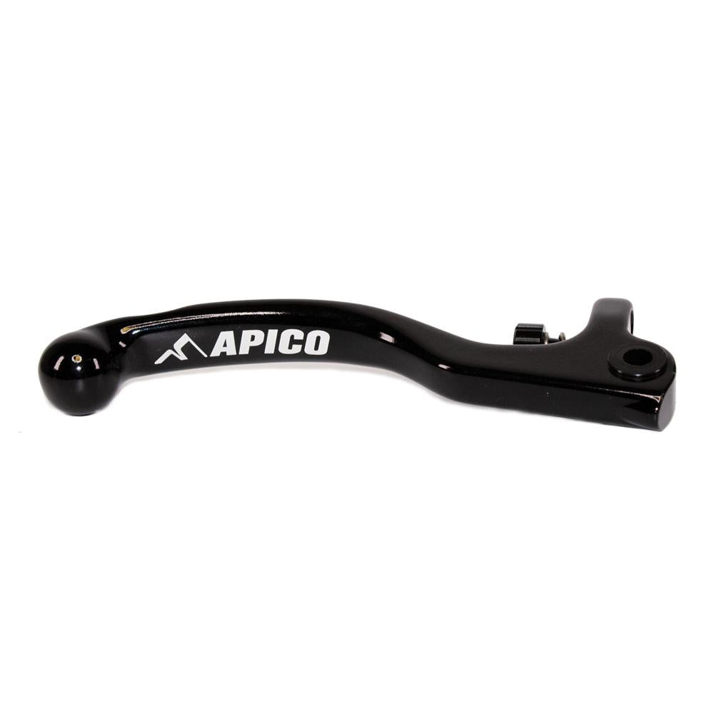 Apico Elite Brake Lever For AJP 2 Hole Trials Applications Black Short