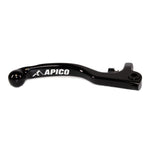 Apico Elite Brake Lever For AJP 2 Hole Trials Applications Black Short