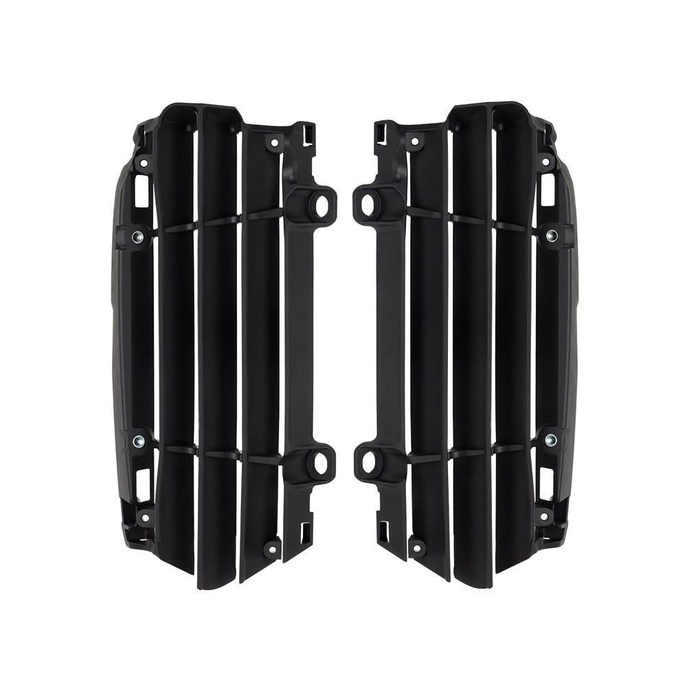 Polisport Radiator Louvres For KTM/Husqvarna/Gas Gas SX/SXF/TC/FC 2023-2024, EXC/EXC-F/TE/FE 2024, MC/MC-F/EC/EC-F 2024 Black