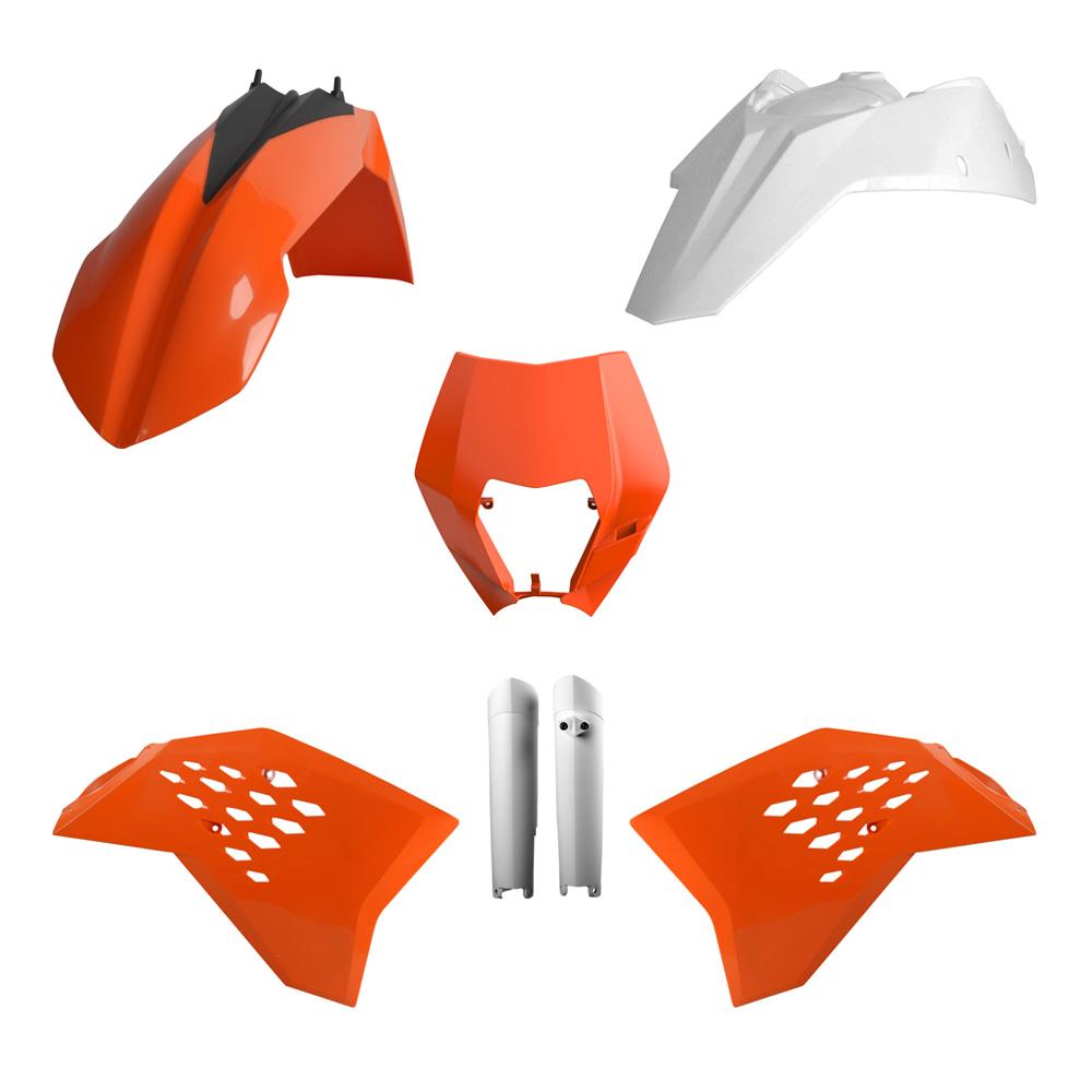 Polisport Enduro Plastics Kit For KTM EXC2008-2011 OEM