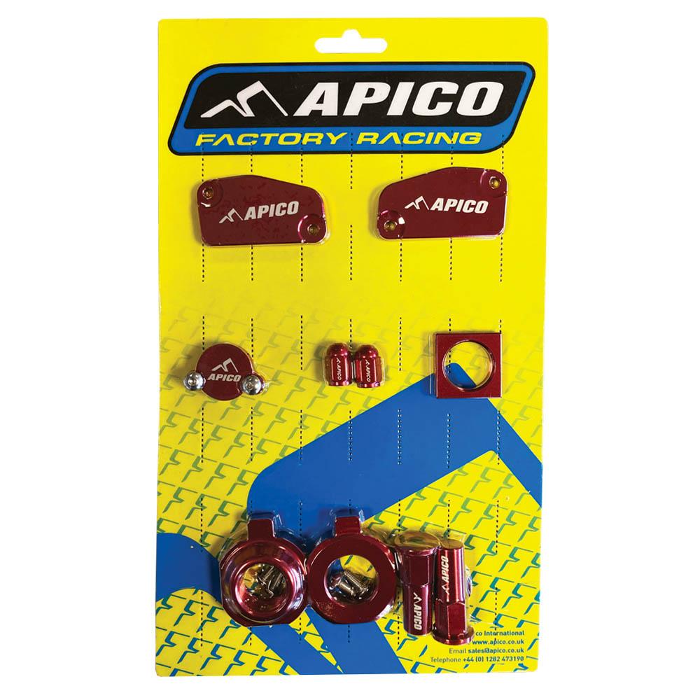 Apico Factory Bling Pack For KTM SX65 2016-2022, Husqvarna TC65 2017-2022, Gas Gas MC65 2021-2022 Red