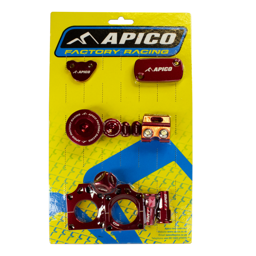 Apico Factory Bling Pack For Honda CRF250R 2018-2023, CRF250RX 2019-2023 Red