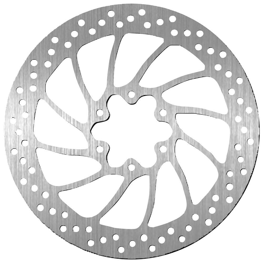 SBS Standard Round Front Left Brake Disc For KTM Duke 125 2011-2012 - Silver