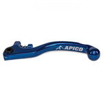 Apico Elite Clutch Lever Forged Trials AJP 2 Hole With Adjuster Blue/blue Short