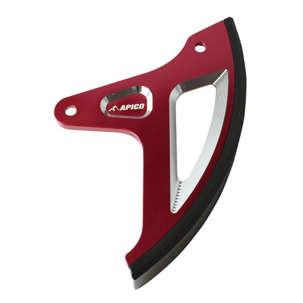 Apico Rear Brake Disc Guard For Suzuki RMZ250 2011-2023, RMZ450 2008-2023, DRZ400 2005-2019 Red