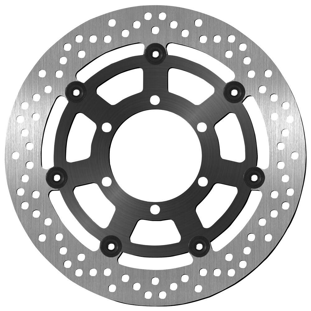 SBS Stainless Steel Front Brake Disc For Honda CB 900 F 2002-2006 - Black/Silver
