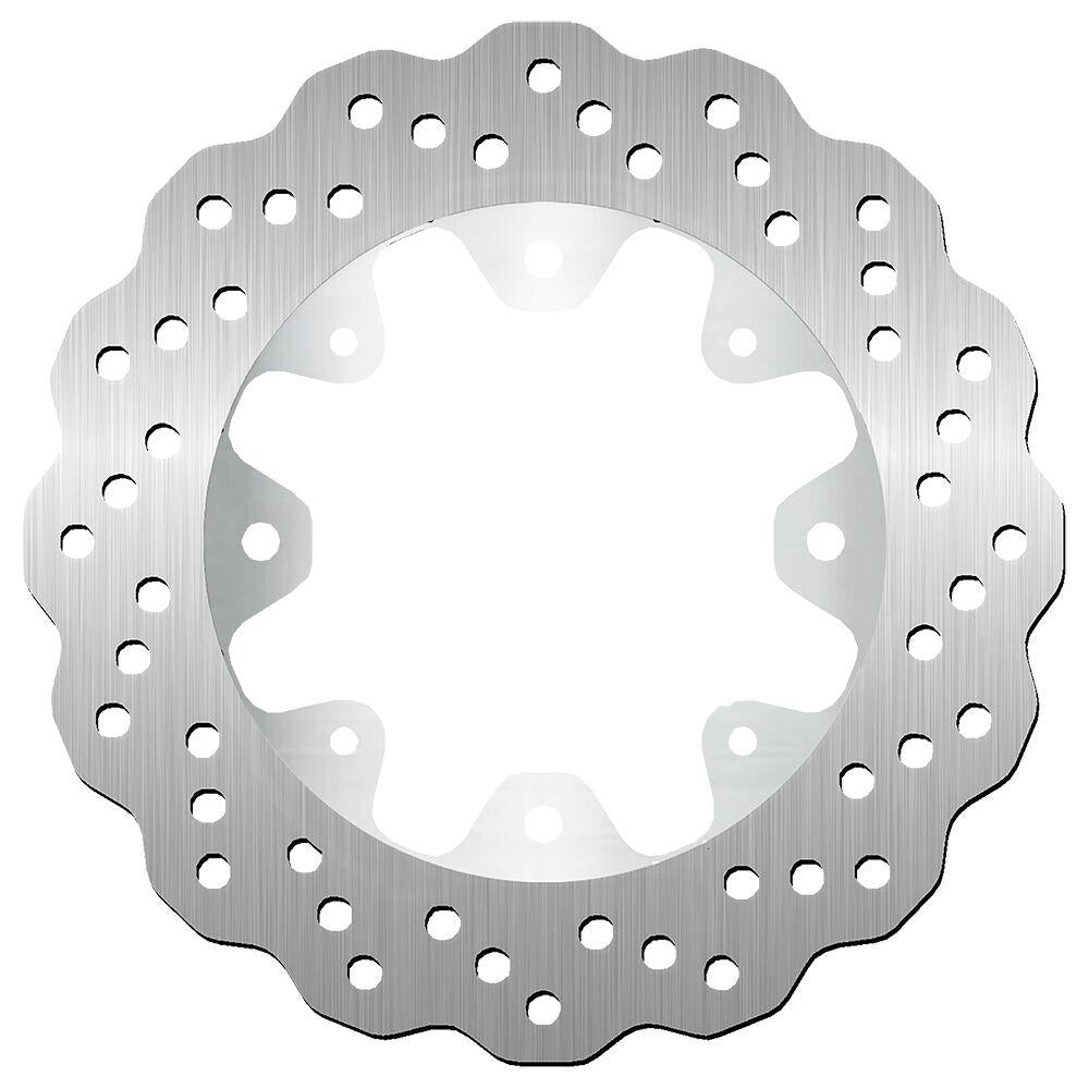 SBS Standard Contour Rear Brake Disc For Kawasaki ER-6F 650 2013-2016 - Silver
