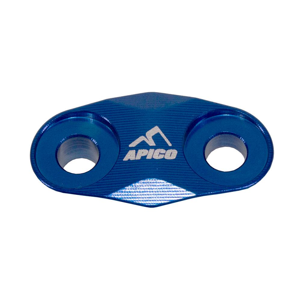 Apico Brake Hose Clamp For KTM SX 50/65 & Husqvarna TC 50/65 & Gas Gas MC 50/65 2019-2025 Blue