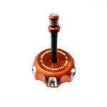 Apico Alloy Fuel Cap For KTM SX 125-525 2000-2006, EXC 125-525 2000-2007, KTM SX50 & Husqvarna TC50 & Gas Gas MC50 1997-2023 Orange