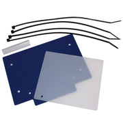Apico Front Number Board Plastic With Window Dark Blue