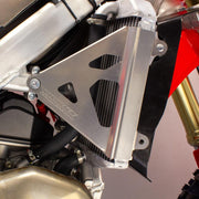 Works Connection Radiator Braces For Honda CRF250R 2022-2024, CRF250RX 2022-2024, CRF450R 2021-2024, CRF450RX 2021-2025 Silver