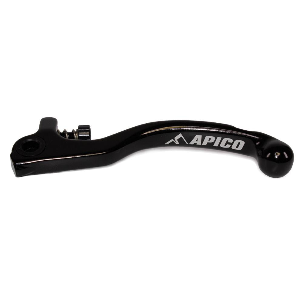 Apico Elite Clutch Lever Forged Trials Grimeca Short With Adjuster Black/black