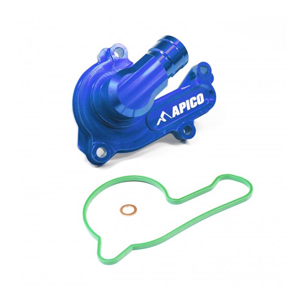 Apico Water Pump Cover For KTM SXF 250/350/450 & Husqvarna FC 250/350/450 2016-2022, EXC-F/FE 250-350 2017-2023, Gas Gas MC-F/EC-F/EX-F 250-350 2021-2023 Blue
