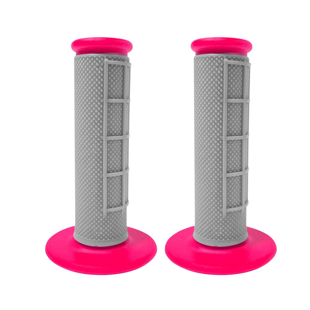 Apico Handlebar Grips Grey/pink