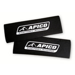 Apico MX/Enduro Long Neoprene Fork Guards 340mm X 80mm Black