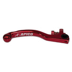 Apico Elite Forged Brake Lever Trials Grimeca Short With Adjuster Red