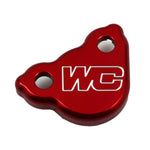 Works Connection Rear Brake Master Cylinder Cover For Honda CR125 & CR250 2002-2007, CRF250R/CRF250X/CRF250RX2004-2025, CRF450R/CRF450X/CRF450RX 2002-2025 Red