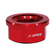 Apico Axle Nut Rear M22 X 1.5 For KTM SX/SXF 125-450 & Husqvarna TC/FC125-450 & Gas Gas MC 250/450F Factory Edition 2023-2025 Red