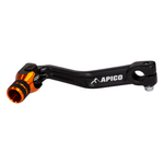 Apico Elite Short Gear pedal For Sherco ST 125/250/300 2000-2022, Scorpa SC 125/250/300 2015-2022 Black/Orange