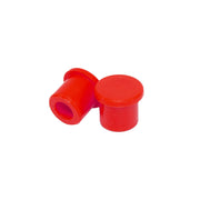 Apico Silicone Push On Trials Valve Caps - Set Of 2 Red