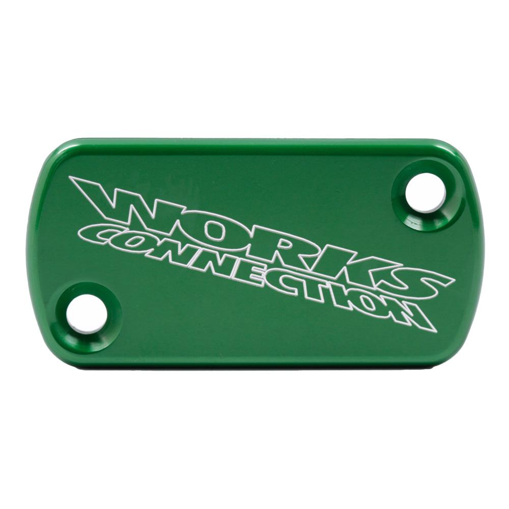 Works Connection Front Brake Master Cylinder Cover For Kawasaki KXF250 2021-2025, KX250XC 2020-2025, KXF450 2019-2023, KX450XC 2020-2023 Green