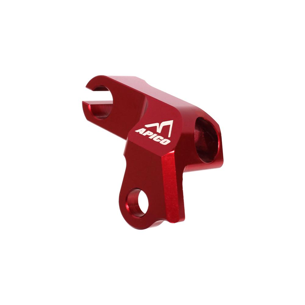 Apico CNC Clutch Cable Guide For Honda CRF450R 2009-2016 Red