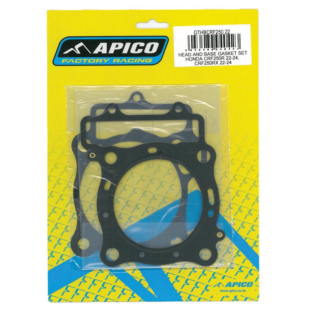 Apico Head & Base Gasket Set For Honda CRF250R 2022-2024, CRF250RX 2022-2024