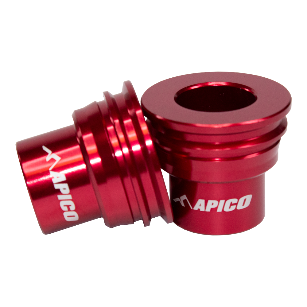 Apico Rear Wheel Spacers For Gas Gas MC85 2021-2023, EC/EX/EC-F 250/350 2021-2023 Red