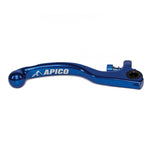Apico Elite Forged Brake Lever Trials Grimeca Short With Adjuster Blue