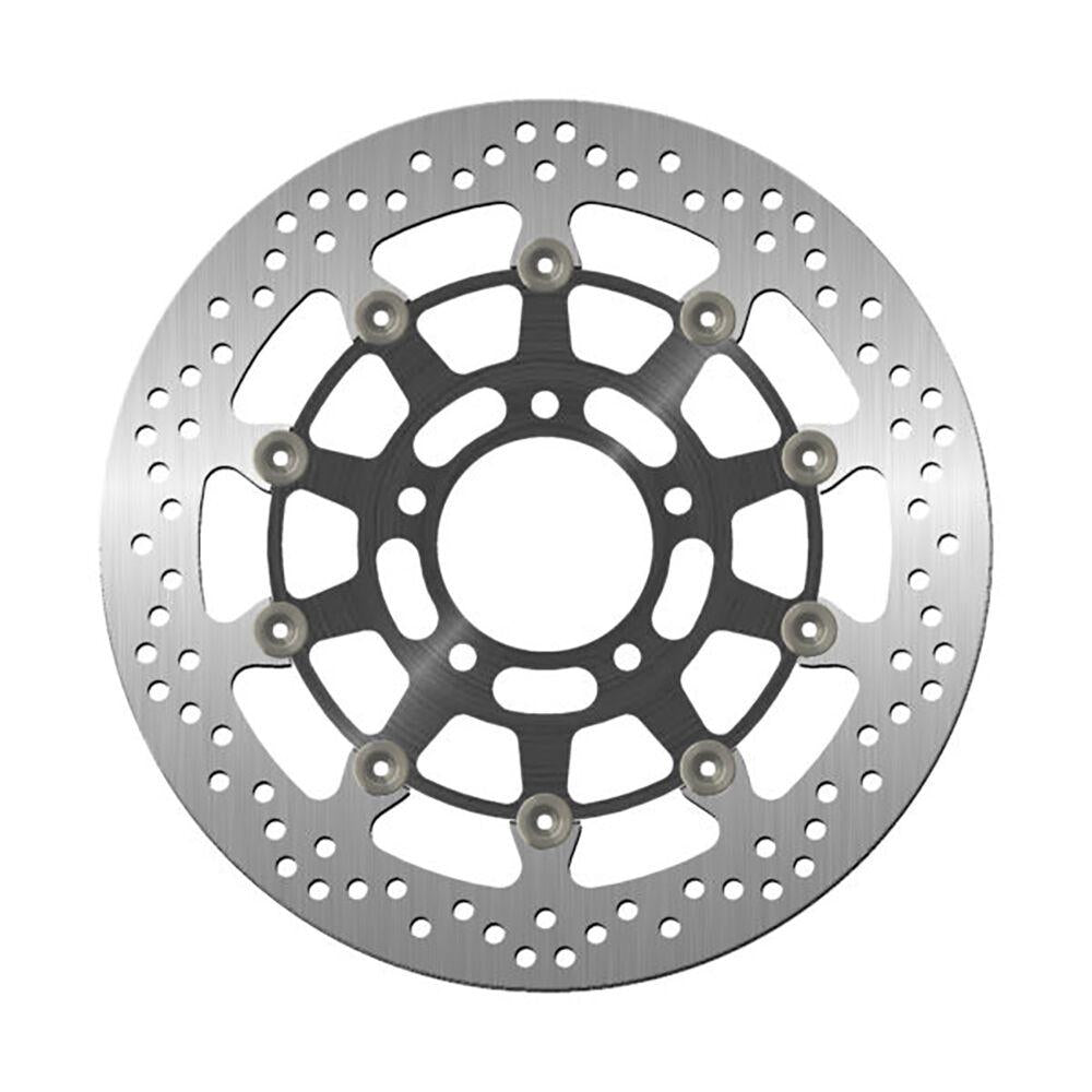 SBS Stainless Steel Front Brake Disc For Triumph Speed Triple 1050 2005-2007 - Black/Silver