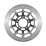 SBS Stainless Steel Front Brake Disc For Triumph Speed Triple 1050 2005-2007 - Black/Silver