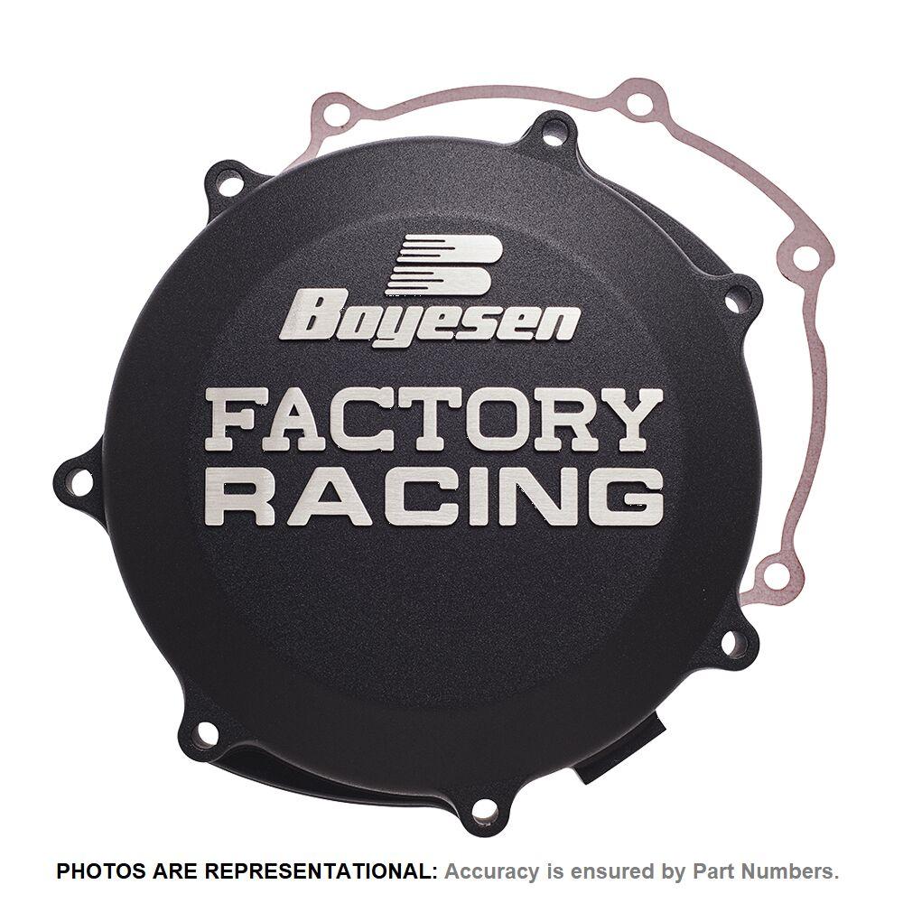 Boyesen Factory Clutch Cover For Kawasaki KX125 1994-1998 - Black