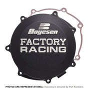Boyesen Factory Clutch Cover For Kawasaki KX125 1994-1998 - Black