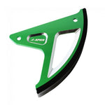 Apico Rear Brake Disc Guard For Kawasaki KX 125/250 2003-2008, KXF 250/450 2004-2023, KX 250/450XC 2021-2023 Green