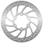 SBS Standard Round Front Left Brake Disc For KTM Duke 125 2017-2022 - Silver