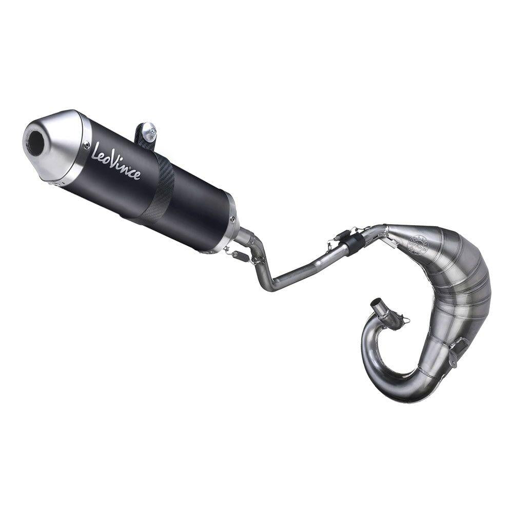 LeoVince X-Fight Black Edition Full Exhaust System For Rieju MRT 50 Cross 2009-2012