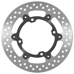 SBS Stainless Steel Front Brake Disc For Kawasaki KLX250 2015-2016 - Black/Silver