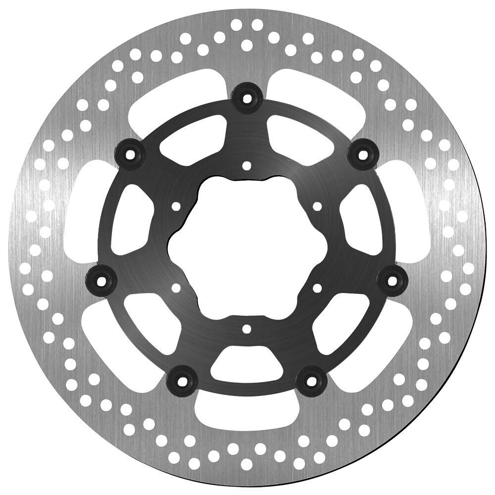 SBS Stainless Steel Front Brake Disc For Honda CBR 1000 RR 2006-2007 - Black/Silver