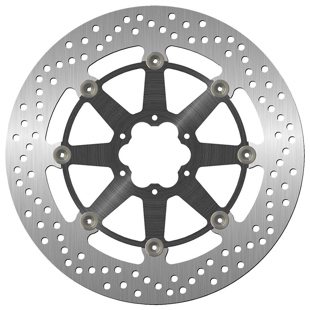 SBS Stainless Steel Front Brake Disc For Moto Guzzi Audace 1400 2015-2017 - Black/Silver